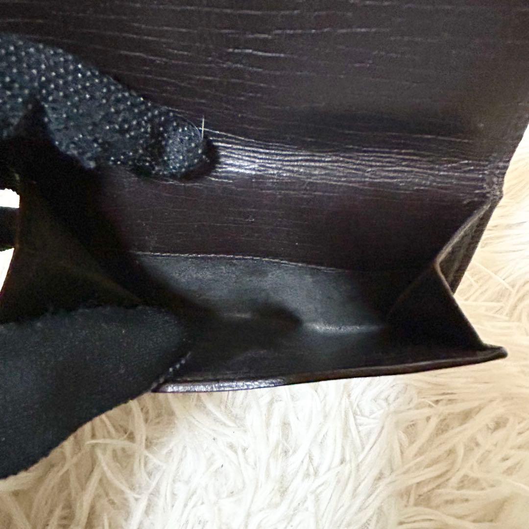 【希少】GUCCI グッチ GG バンブー 2つ折り 財布 キャンバス ブラウン