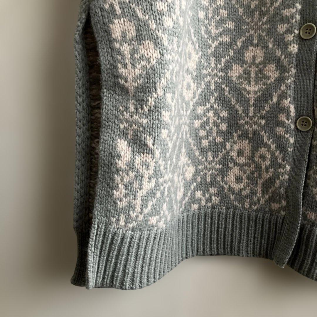 ツハル モチーフ柄 ジャカード ニット コート 新品未使用