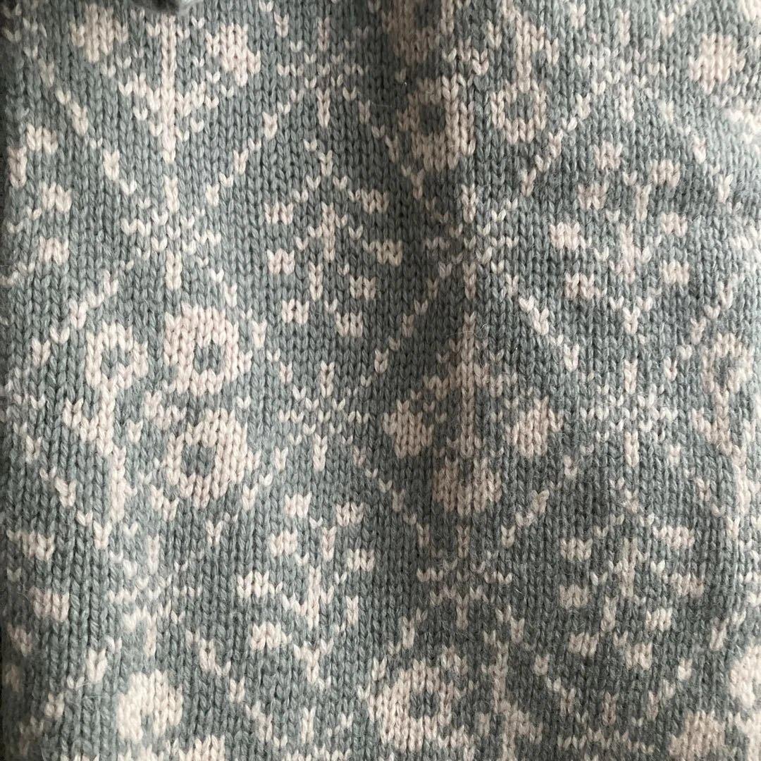 ツハル モチーフ柄 ジャカード ニット コート 新品未使用