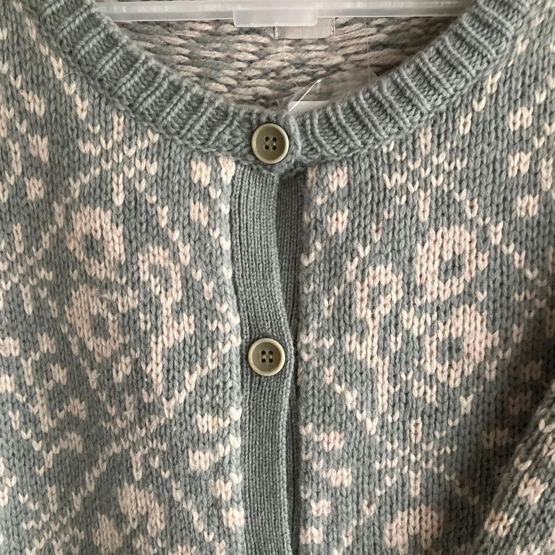 ツハル モチーフ柄 ジャカード ニット コート 新品未使用