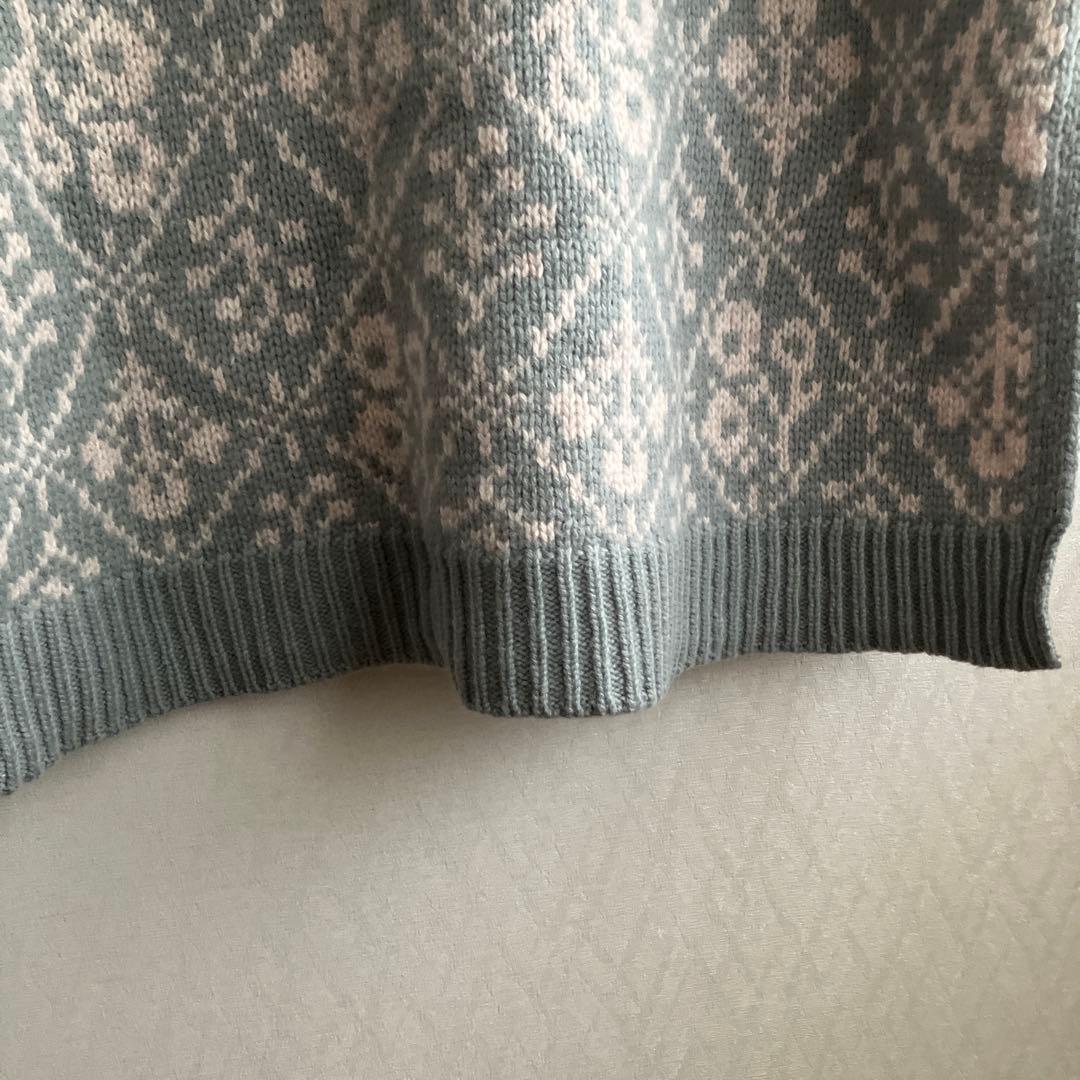 ツハル モチーフ柄 ジャカード ニット コート 新品未使用