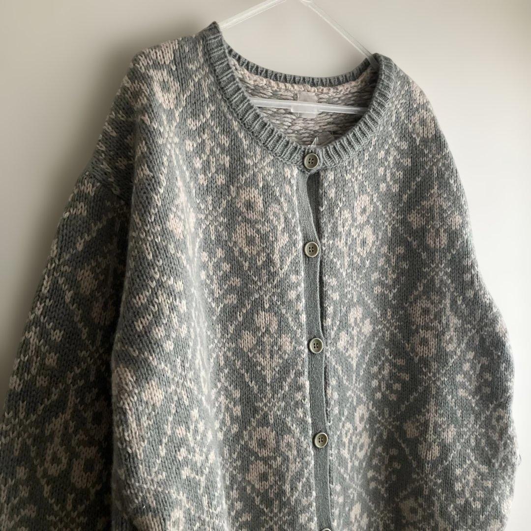 ツハル モチーフ柄 ジャカード ニット コート 新品未使用