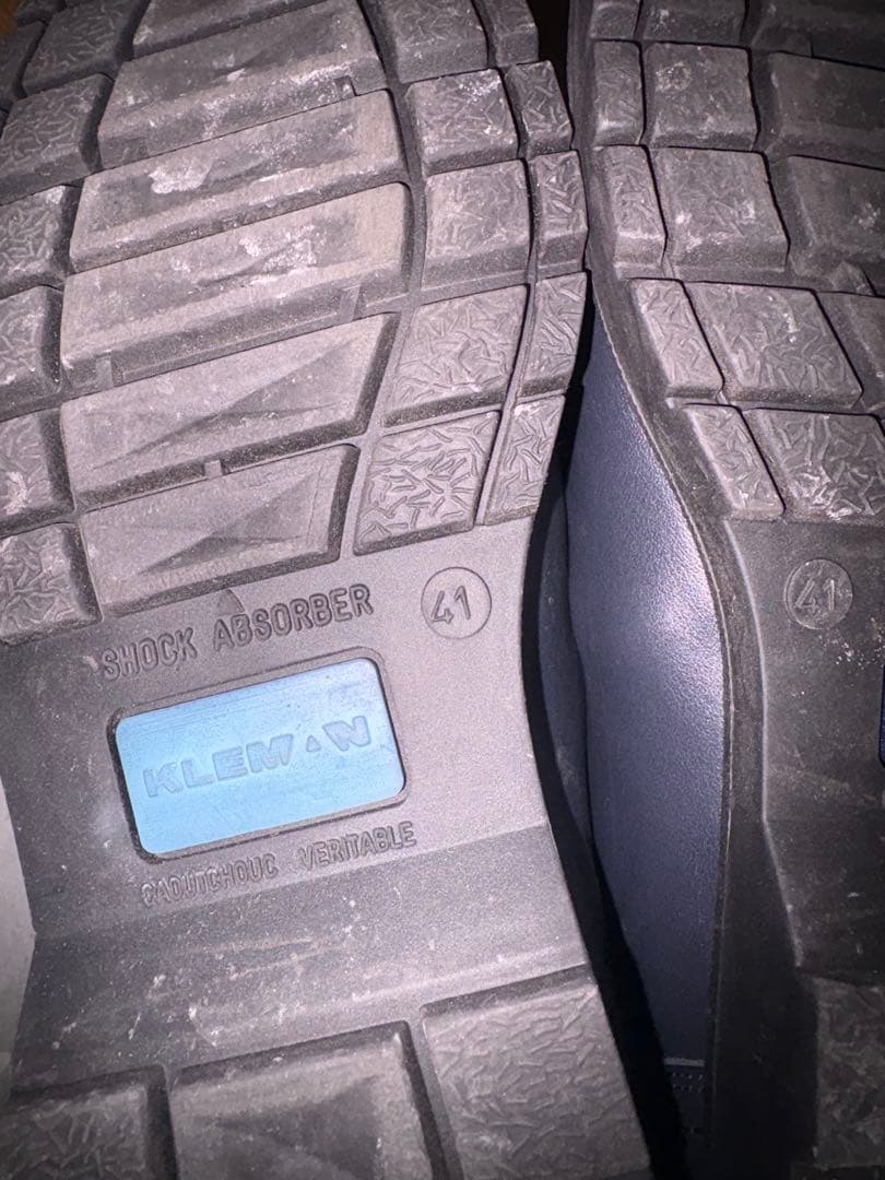 KLEMAN ネイビー モカシンシューズ　41