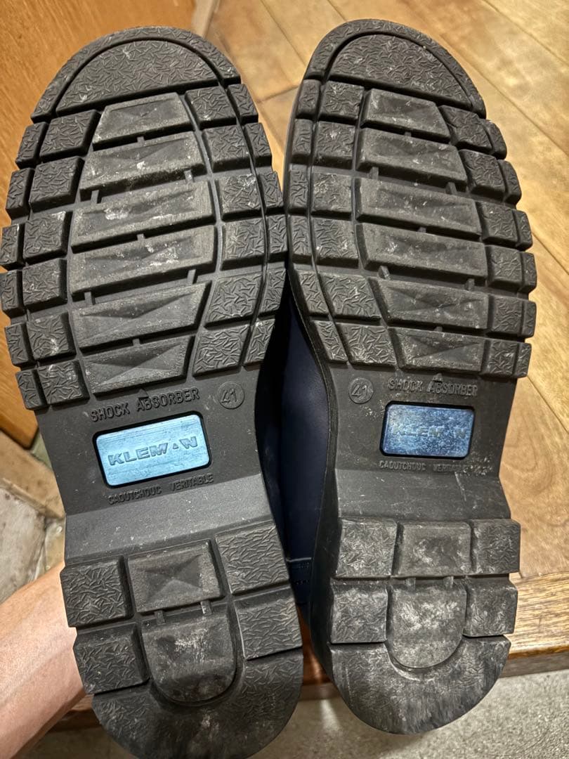 KLEMAN ネイビー モカシンシューズ　41