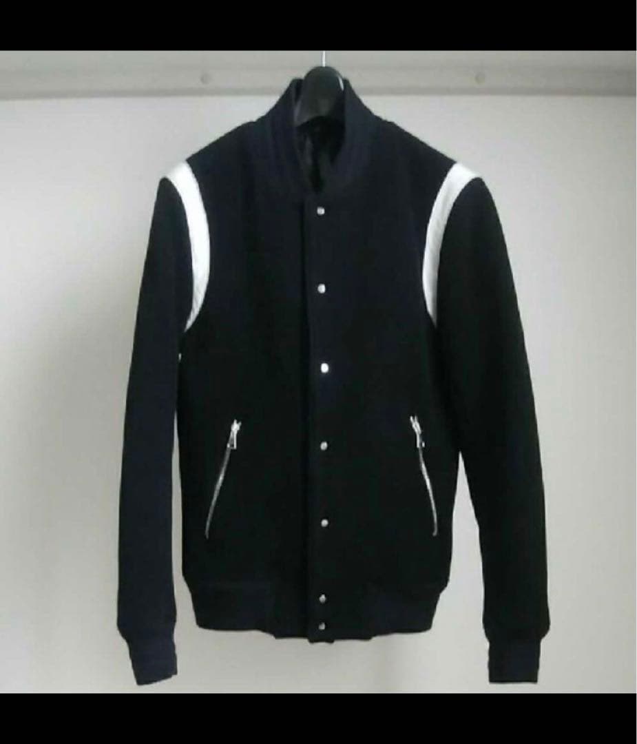 断捨離　WJK スタジャン varsity jacket ラムレザー