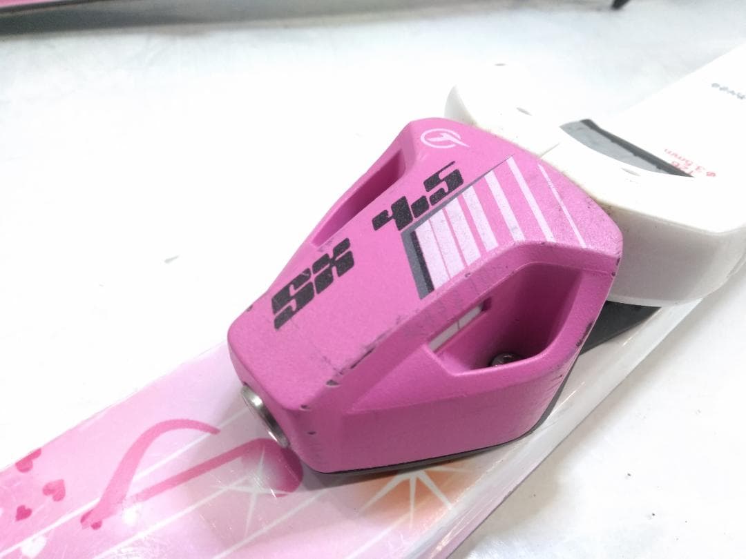 女の子 ジュニアスキー4点セット カザマ 126cm ブーツ 25cm ◇