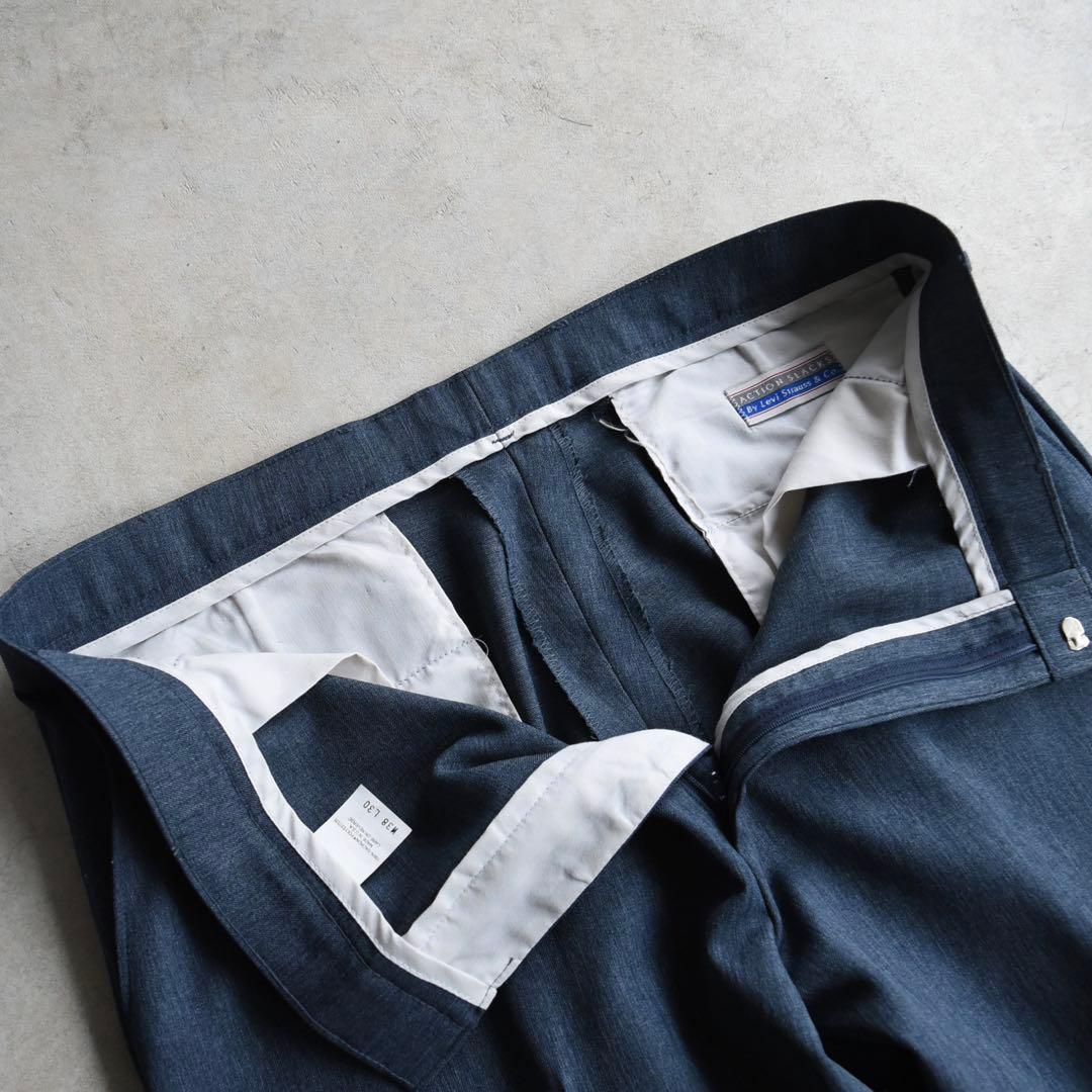 90s リーバイス アクションスラックス ブルーグレー W38 L30