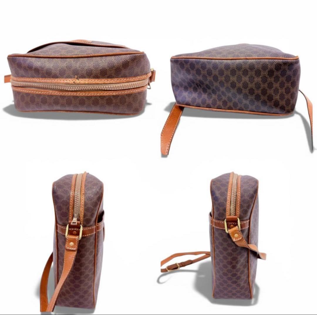 CELINE ショルダーバッグ サコッシュ ブラウン 肩掛けカバン レディース