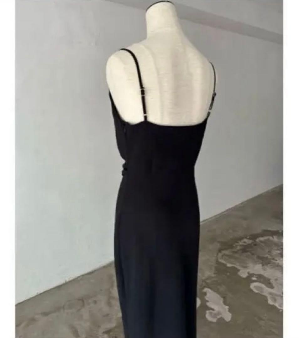 【完売品】celon asymmetry drape cami dress