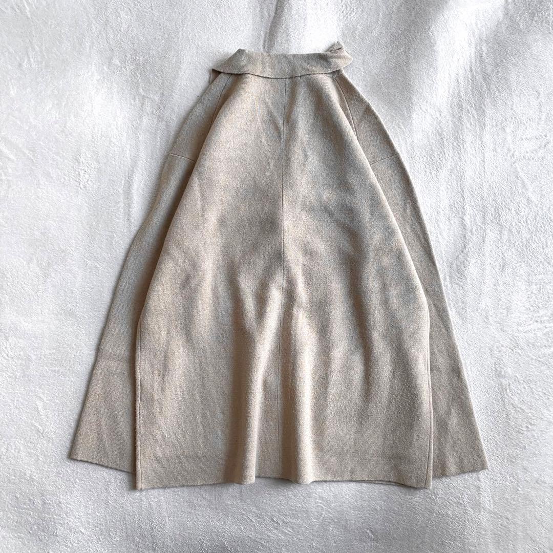 【定価3万✨】Plage カシミヤ混　ミラノリブニットジャケット　近年　ベージュ