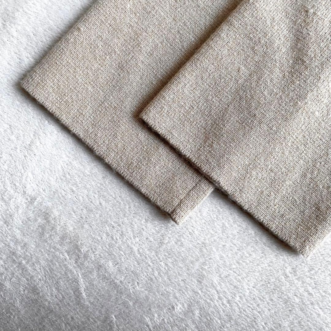 【定価3万✨】Plage カシミヤ混　ミラノリブニットジャケット　近年　ベージュ