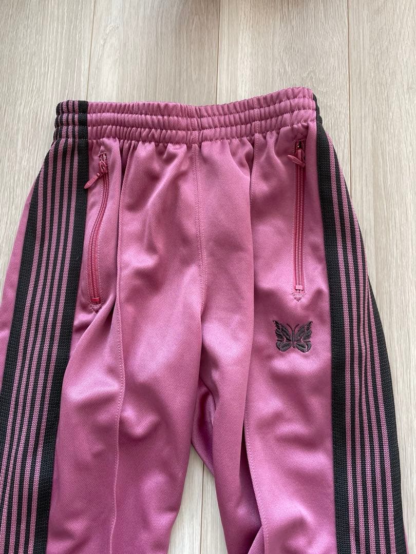 Needles トラックパンツ ブーツカット ジャージ ピンク 2 M