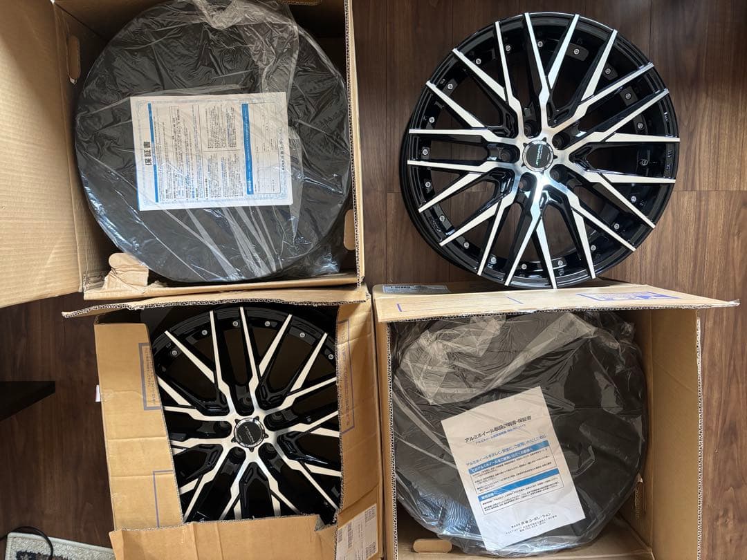 め*か様 ホイール　4本　共豊シュタイナー　CVX 19インチ