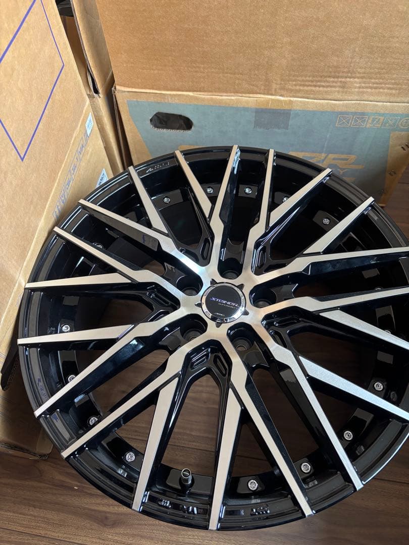 め*か様 ホイール　4本　共豊シュタイナー　CVX 19インチ