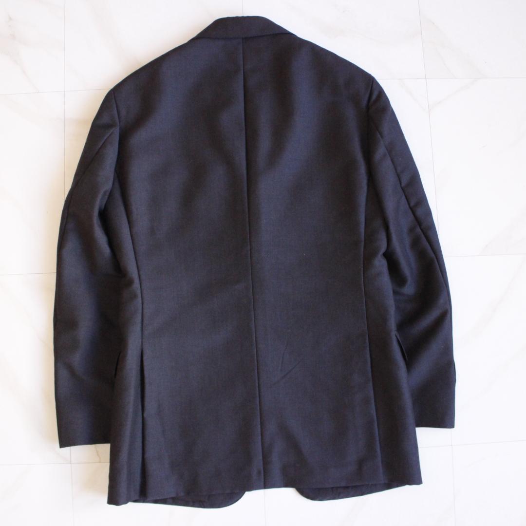 RING JACKET モヘヤ混セットアップスーツ Mサイズ ネイビー 本切羽