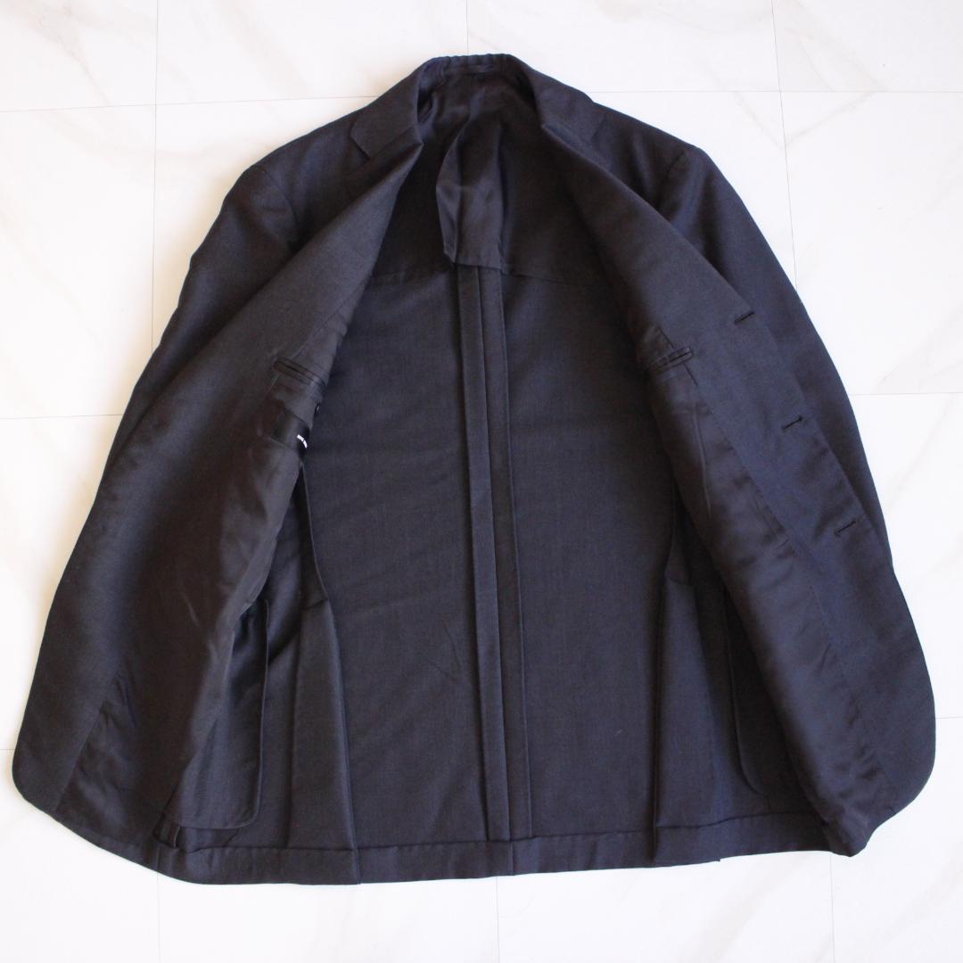 RING JACKET モヘヤ混セットアップスーツ Mサイズ ネイビー 本切羽