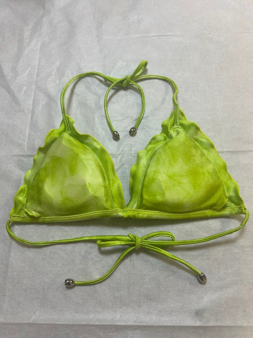 【BBJ公式】ベストボディジャパン BBJ公式ビキニ　マーブルライトグリーン　M