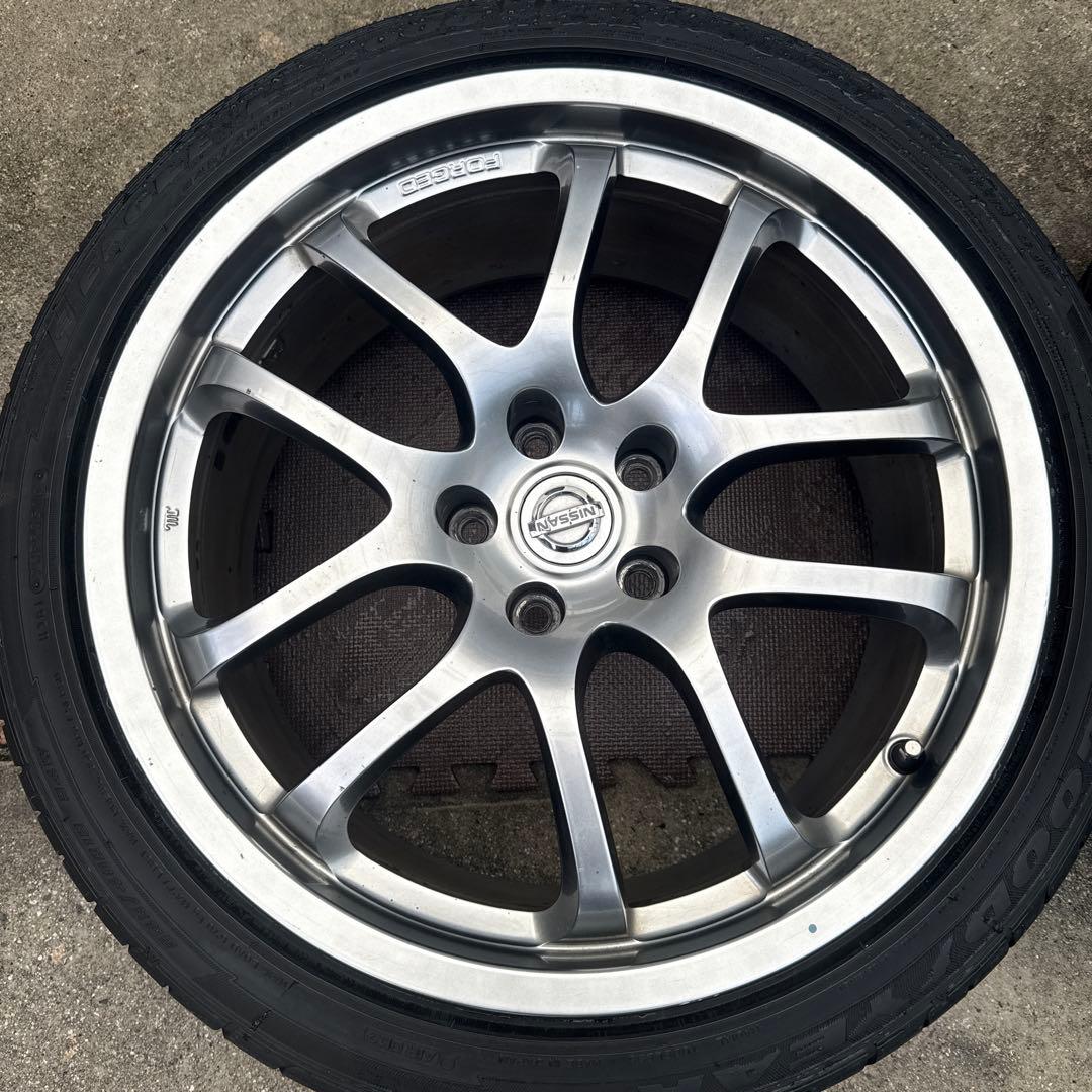 スカイラインクーペCPV35純正オプションホイール