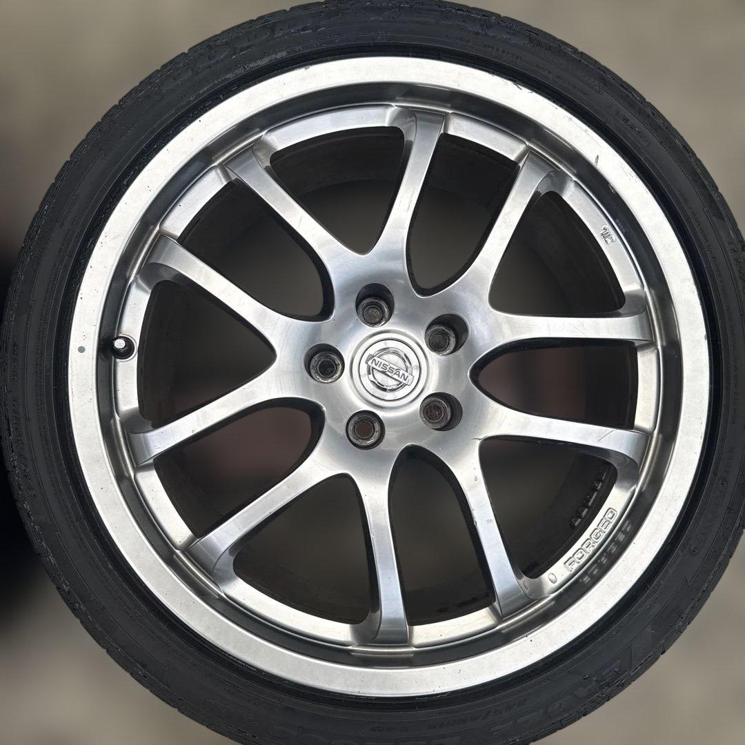 スカイラインクーペCPV35純正オプションホイール