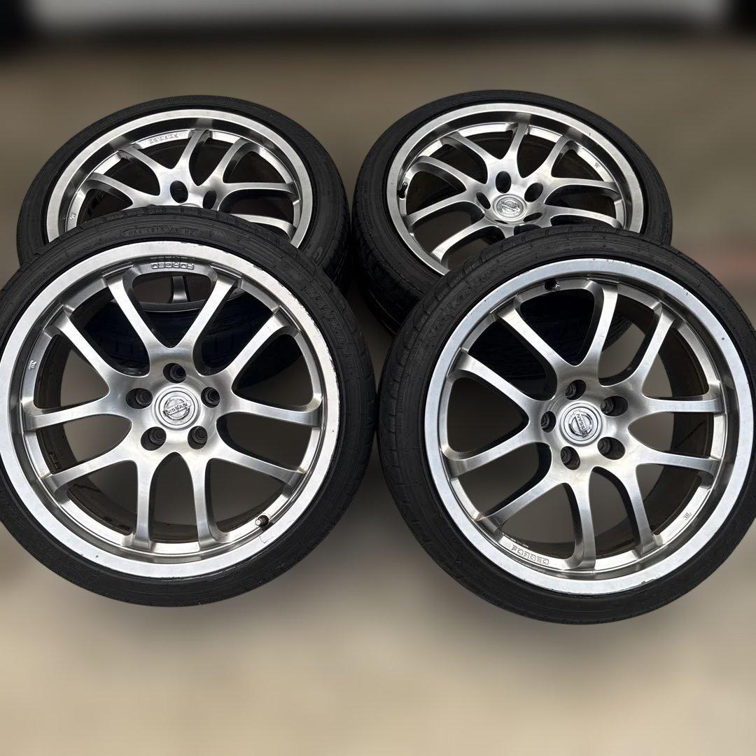 スカイラインクーペCPV35純正オプションホイール