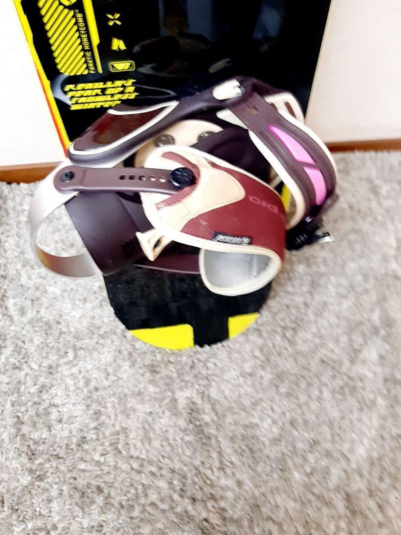 売り切り！スノーボードセット　BLACK&yellow