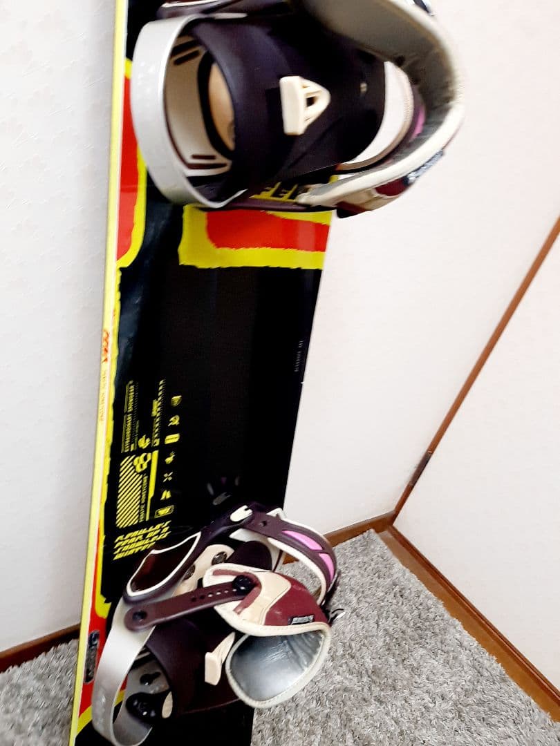 売り切り！スノーボードセット　BLACK&yellow