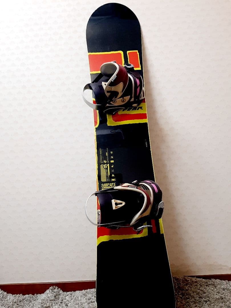 売り切り！スノーボードセット　BLACK&yellow