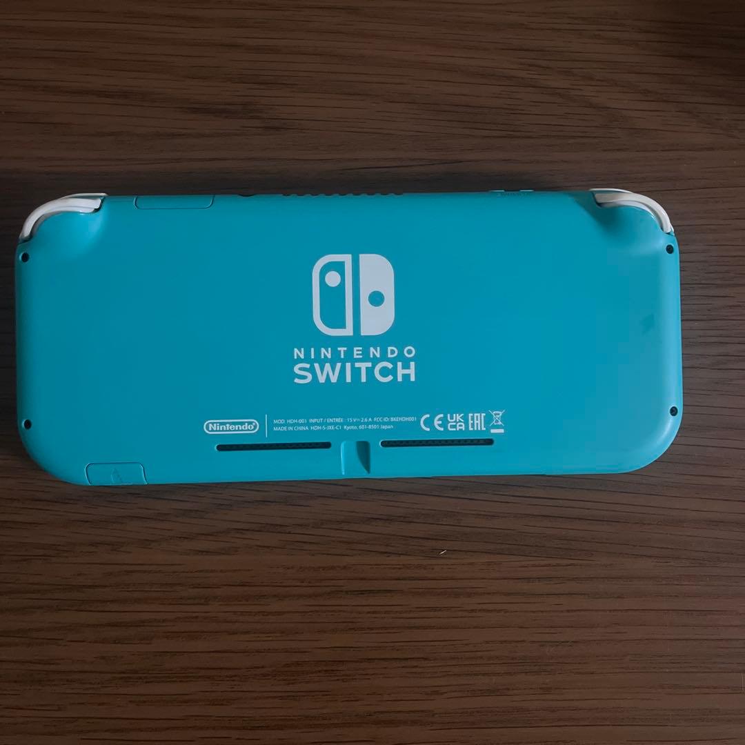 Nintendo Switch Lite ターコイズ 本体 充電器付きケース付き