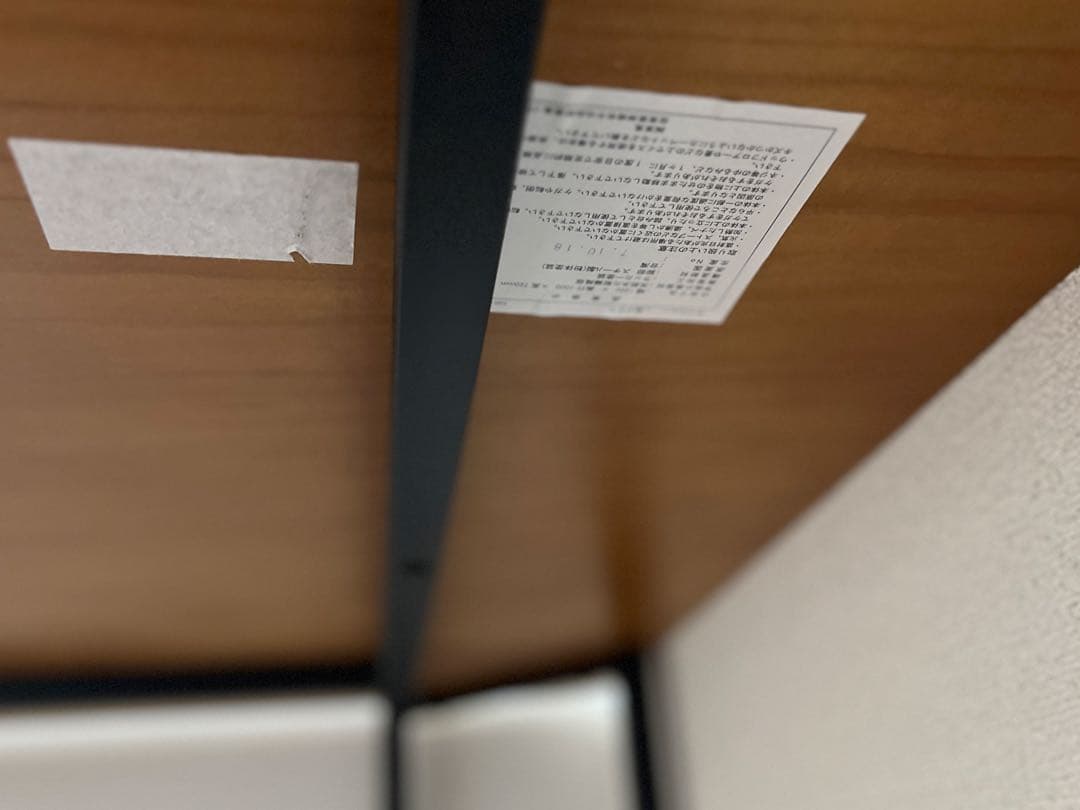 L字型ブラウンパソコンデスク 高さ72.5cm