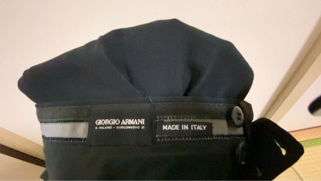 cdg　Giorgio Armani ブラック スラックス