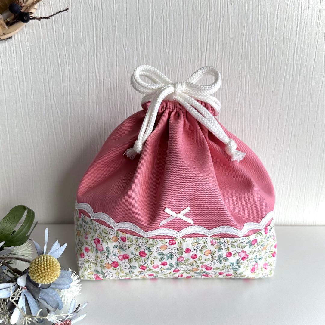 aoco様【100】 上履き入れ　上靴入れ　　入学入園　ハンドメイド　女の子