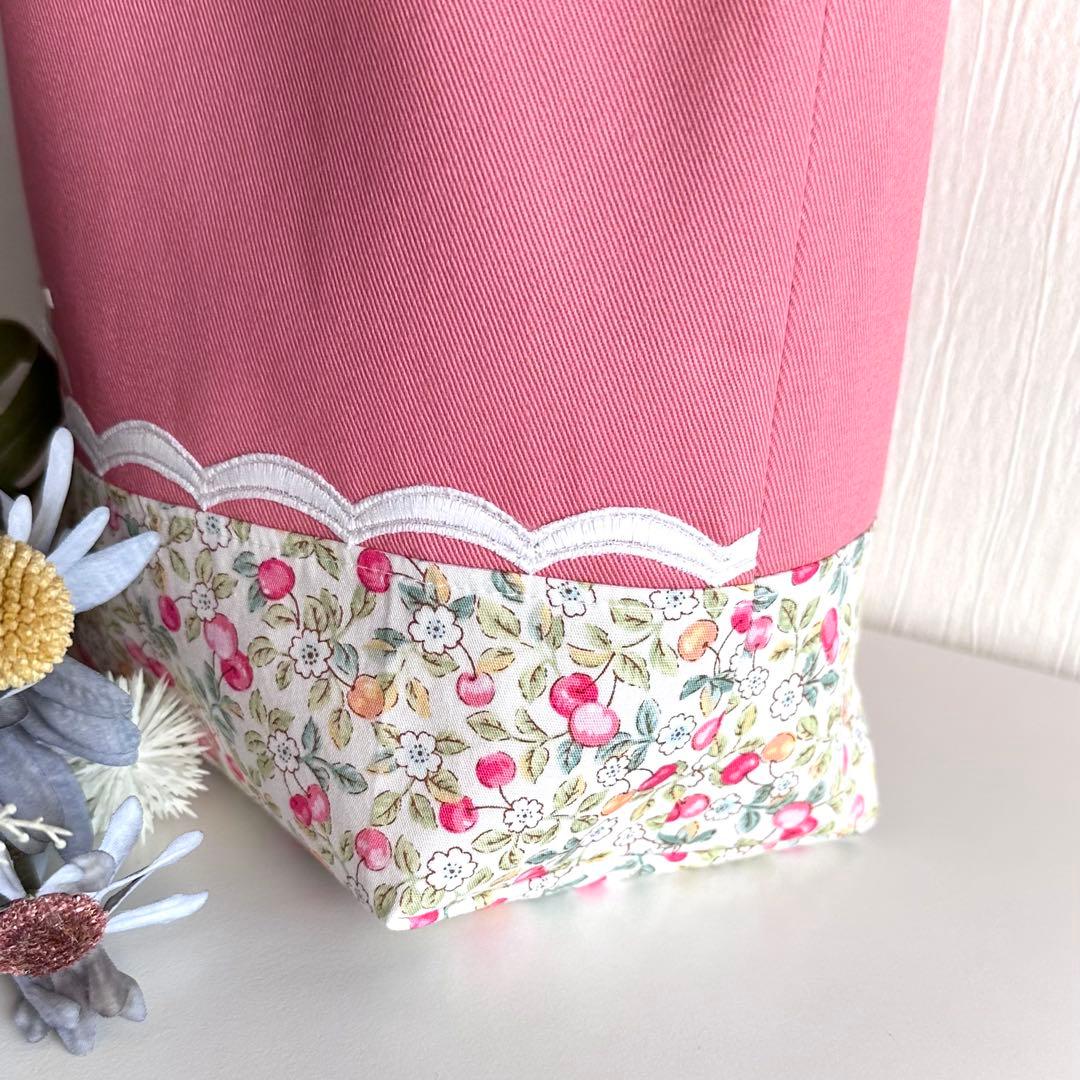 aoco様【100】 上履き入れ　上靴入れ　　入学入園　ハンドメイド　女の子