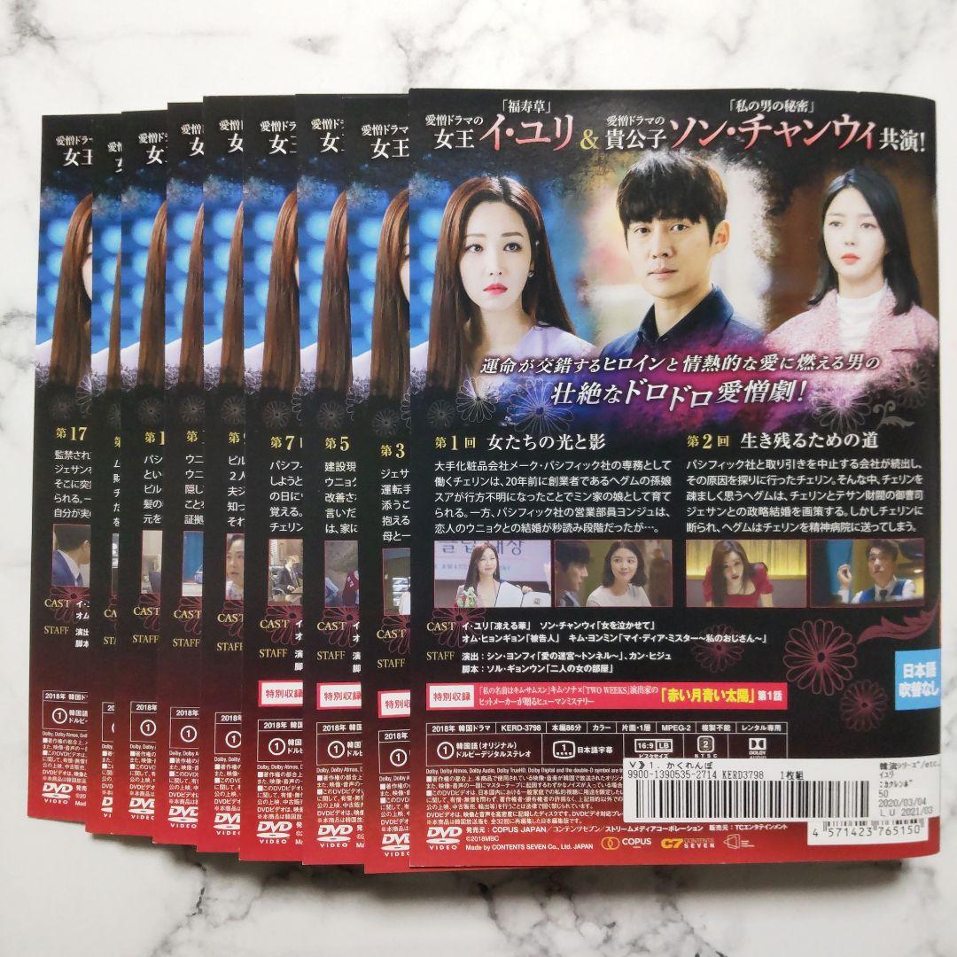 イ・ユリ★ソン・チャンウィ『かくれんぼ』レンタル落ちDVD★全巻★韓国ドラマ