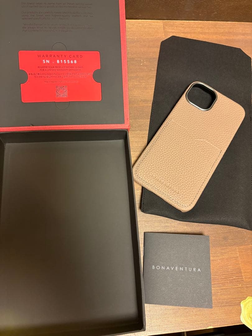BONAVENTURA iPhone 15 Plus バックカバーケース