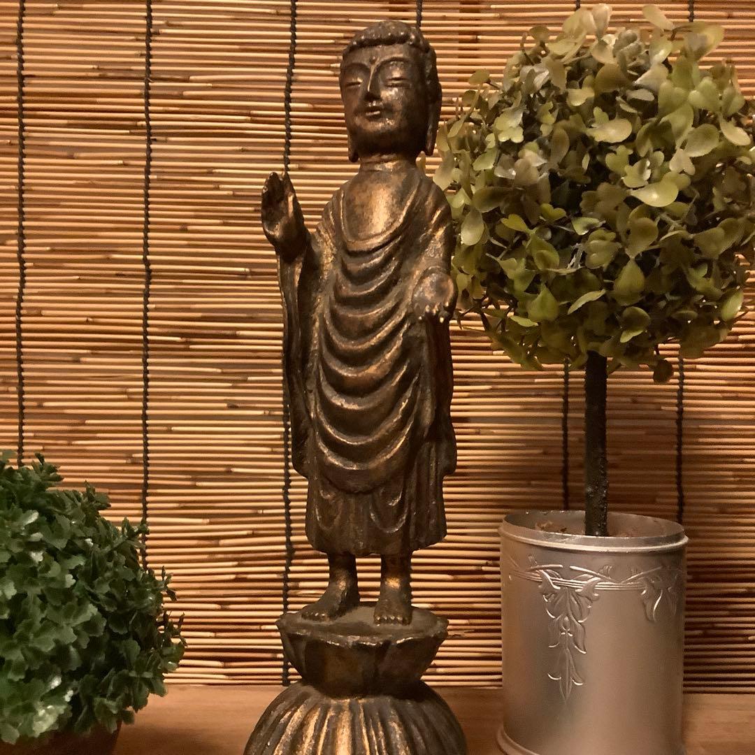 MacBook様keep 中国・古玩「本師本仏・阿弥陀如来」古代天然樹脂・古色