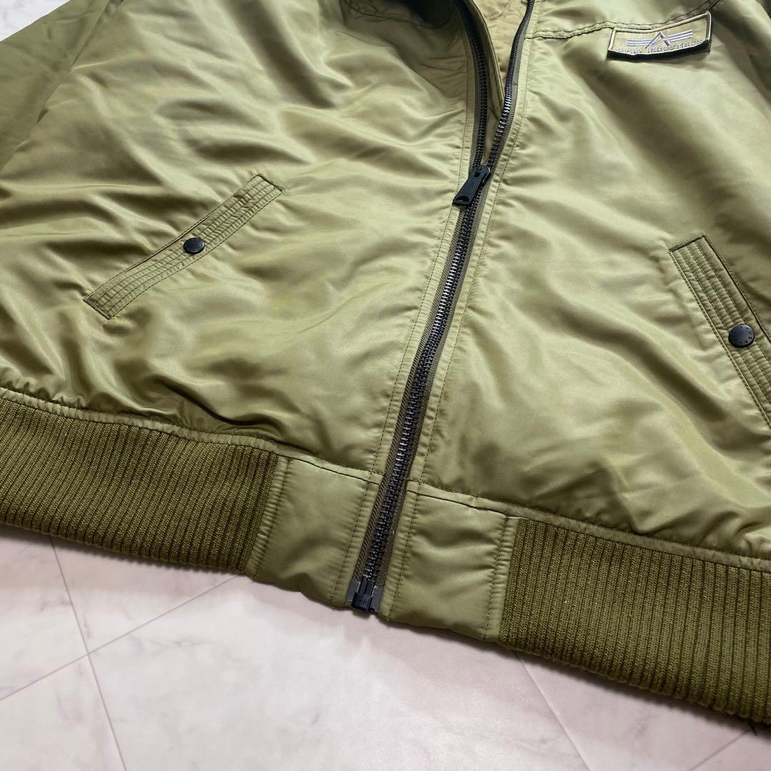 美品✨ALPHA INDUSTRIES MA-1 大きいサイズ5L カーキ