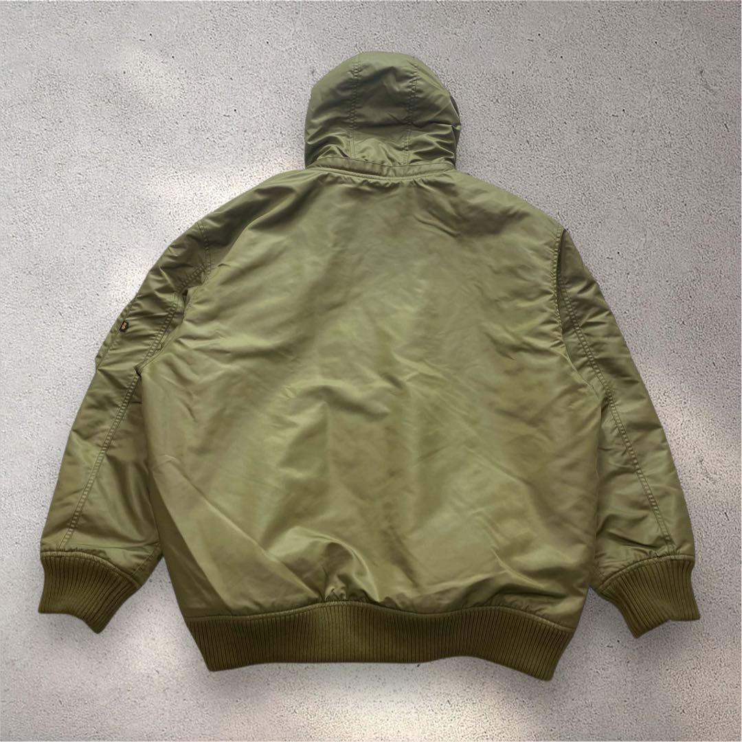 美品✨ALPHA INDUSTRIES MA-1 大きいサイズ5L カーキ