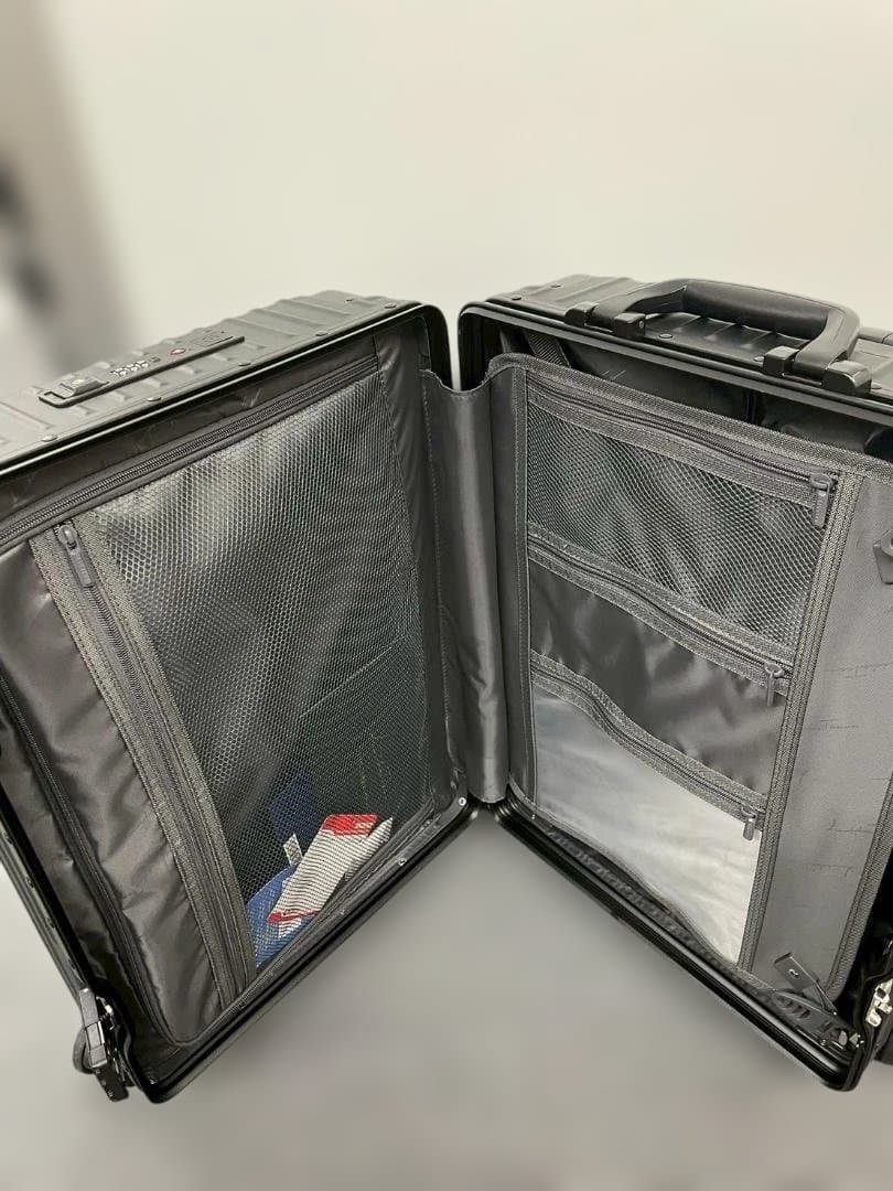 リベティ多機能キャリーケース【マットブラックSサイズ】カナ