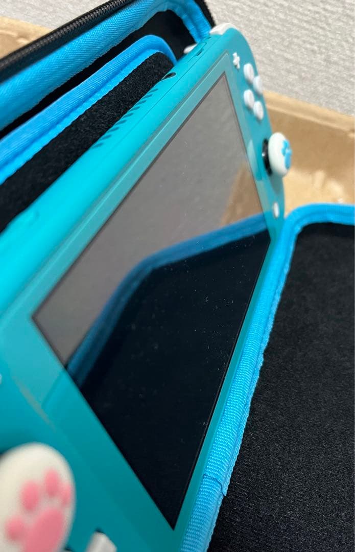 Switch Lite ターコイズ 64GB ワイヤレス ケース セットで