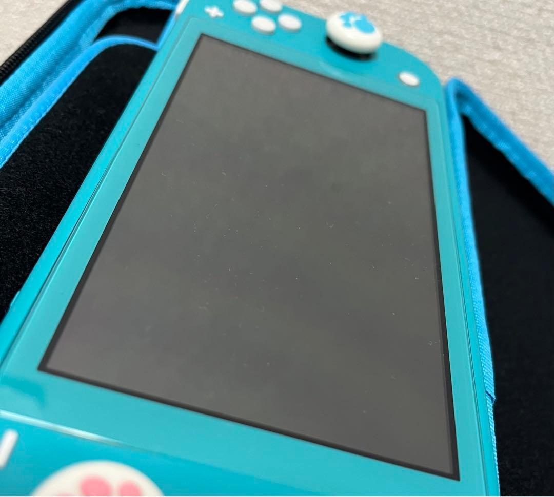 Switch Lite ターコイズ 64GB ワイヤレス ケース セットで
