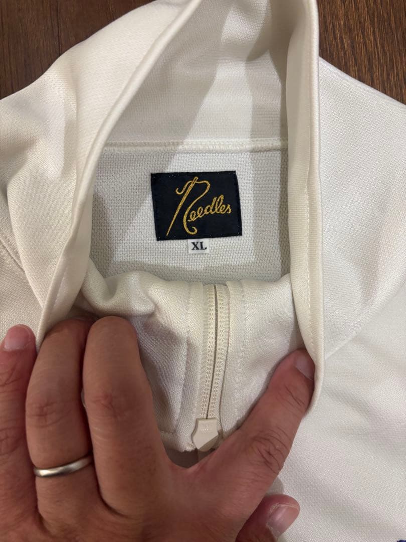 Needles ホワイト トラックジャケットXL