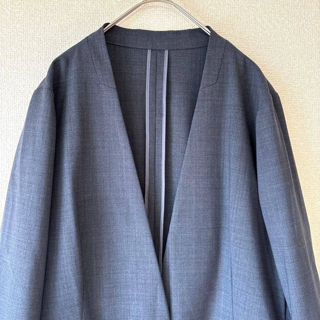 洗える✨3XL・4L グリーンレーベルリラクシング ノーカラー ジャケット 46