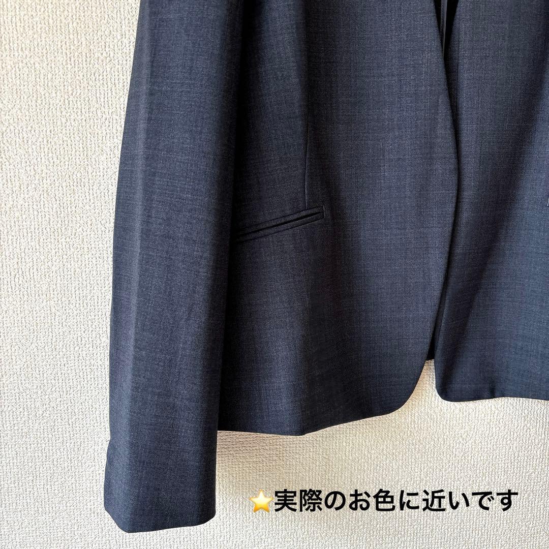 洗える✨3XL・4L グリーンレーベルリラクシング ノーカラー ジャケット 46