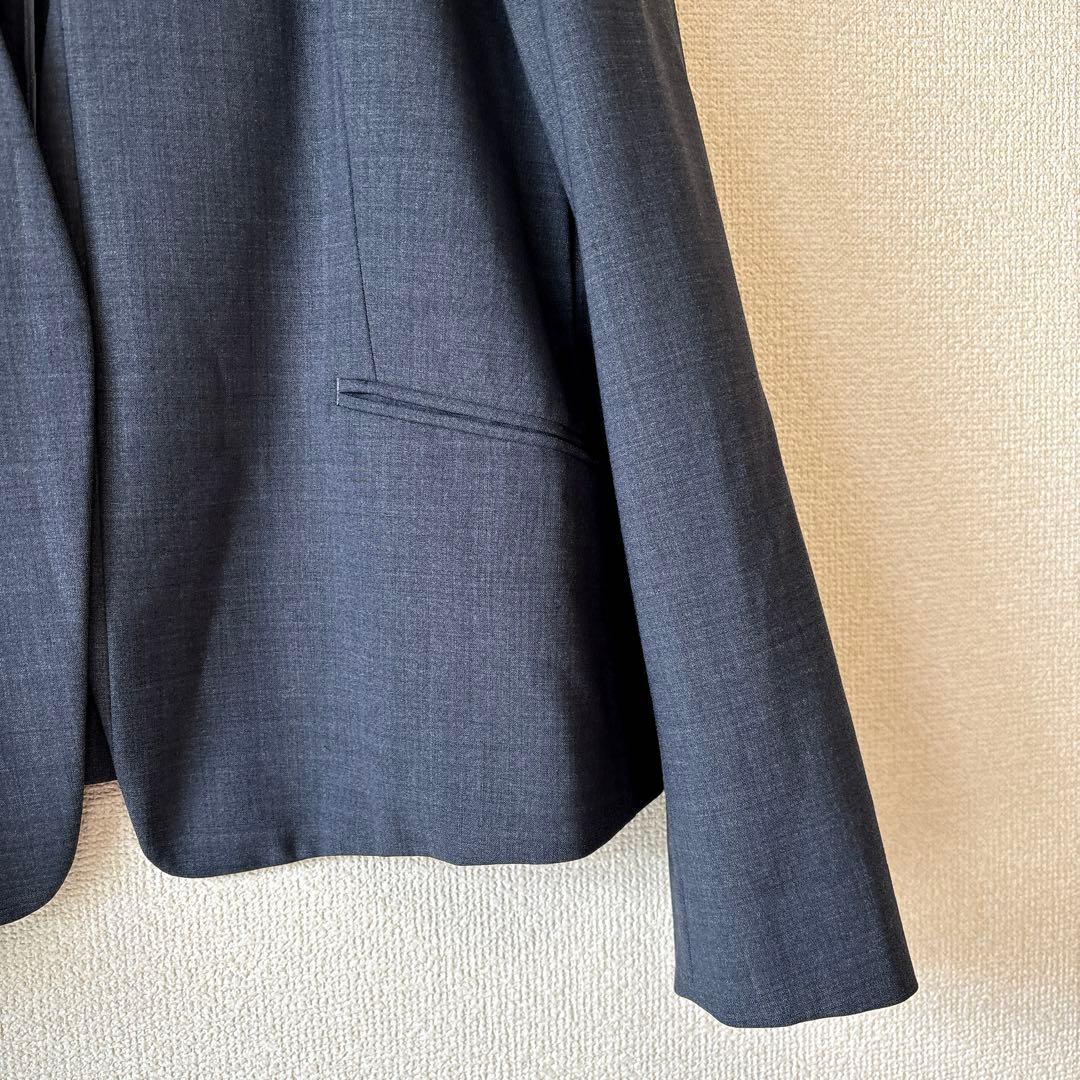 洗える✨3XL・4L グリーンレーベルリラクシング ノーカラー ジャケット 46