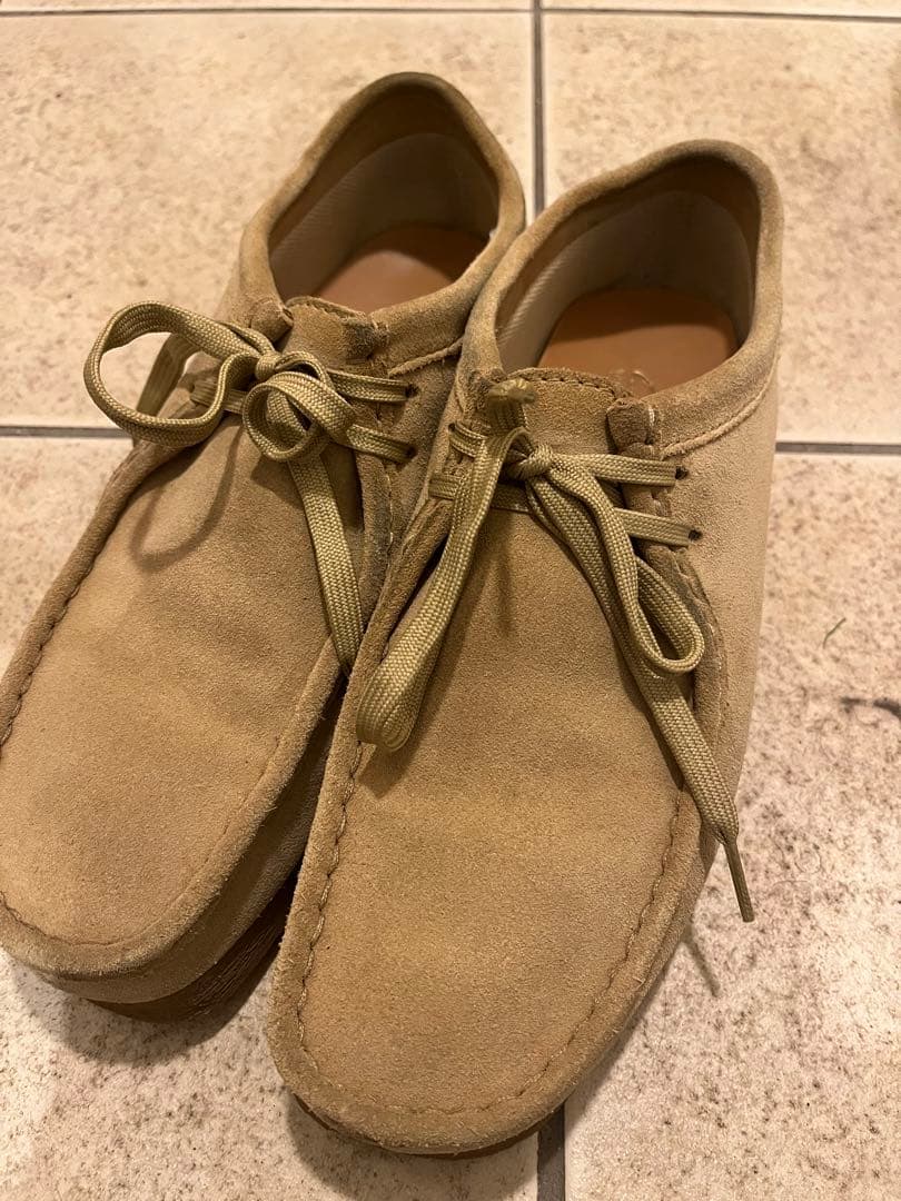 Clarks Wallabees ベージュ