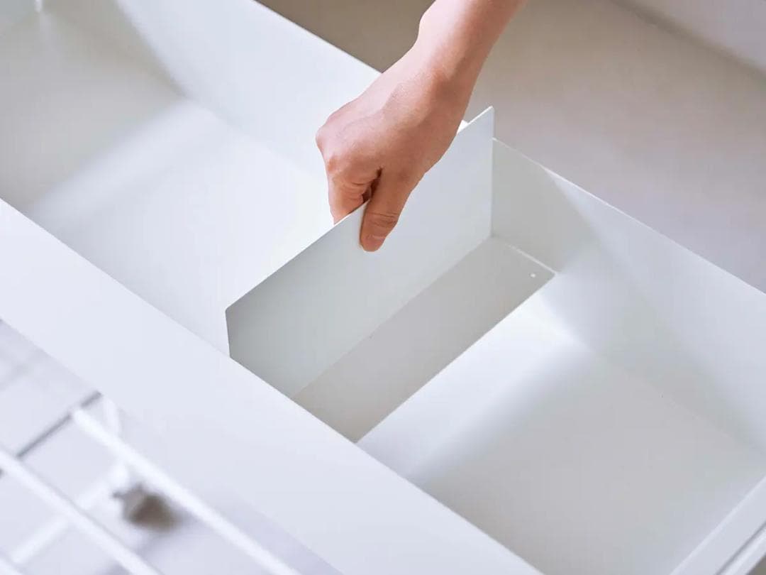 山崎実業 tower キャスター付き 玄関収納ラック タワー ホワイト おしゃれ