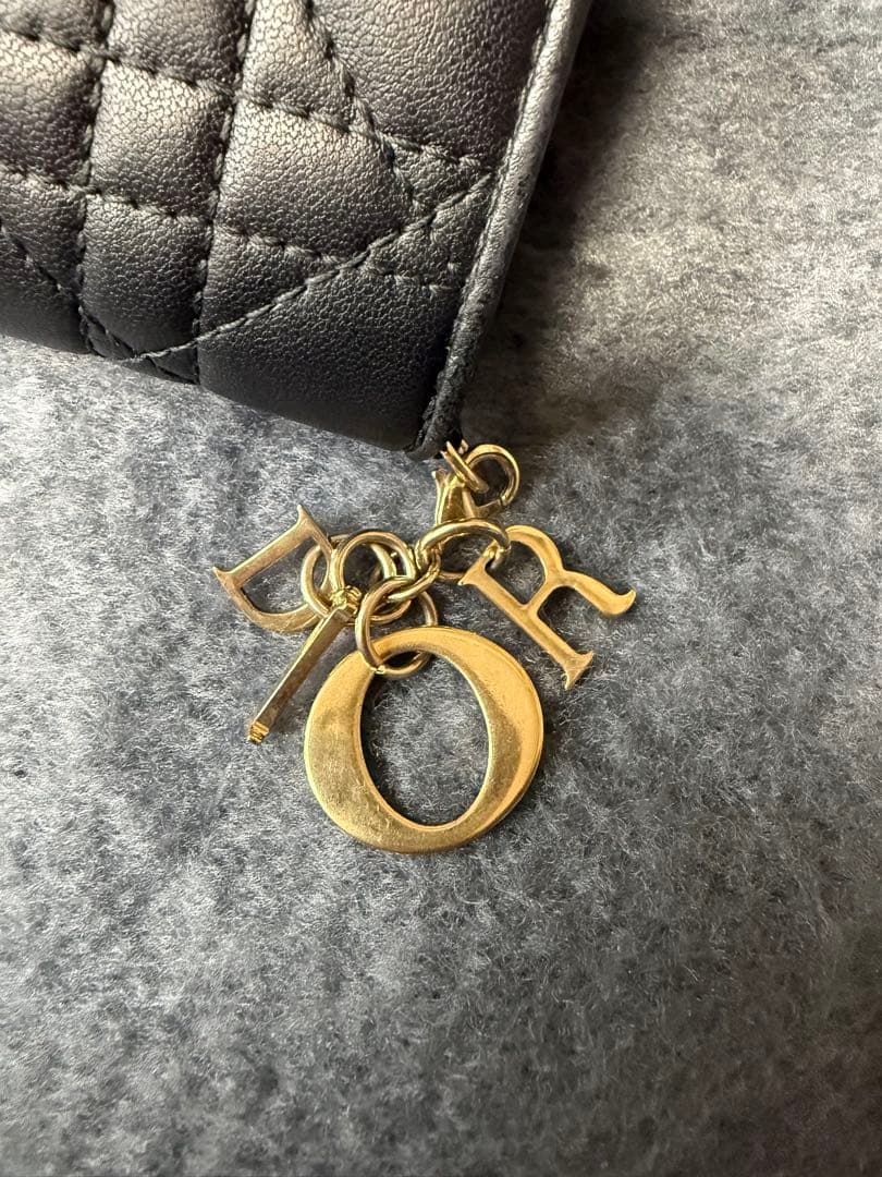 ディオール ロータスウォレット カナージュ 三つ折り財布