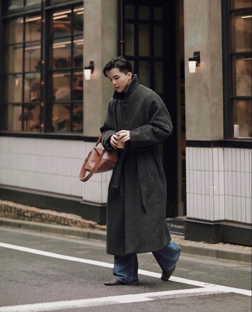 ジャケット・アウター Apartment Three Belted Oversized Coat