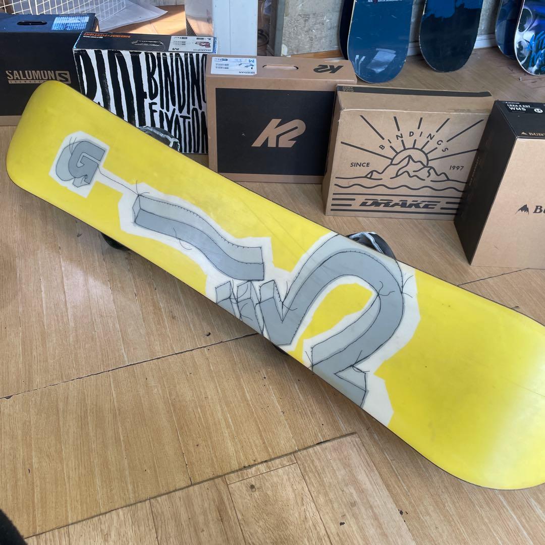 BURTON×FLUX　バートン　プロモデルバインディング付スノーボードセット