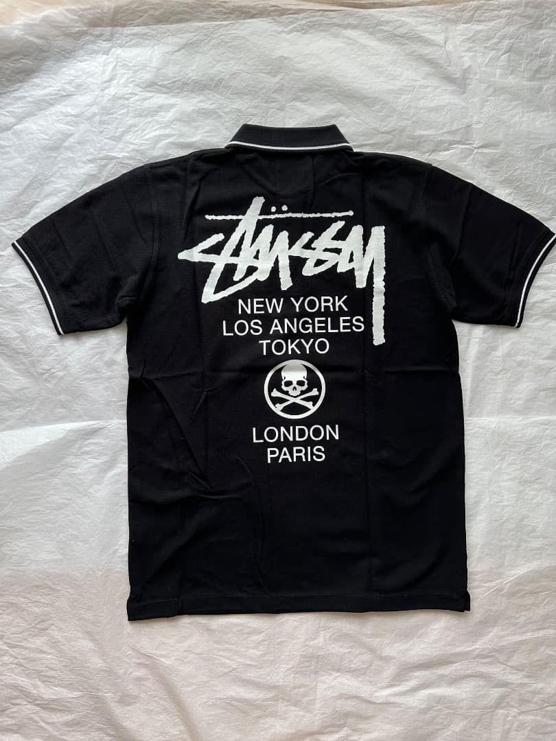 未使用 stussy × mastermind Japan ポロシャツ Lサイズ